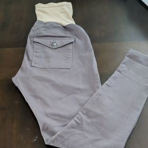 Over belly maternity pants